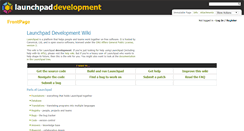 Desktop Screenshot of dev.launchpad.net