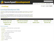 Tablet Screenshot of dev.launchpad.net
