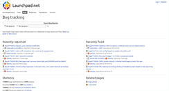 Desktop Screenshot of bugs.launchpad.net