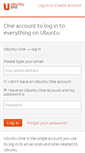 Mobile Screenshot of login.launchpad.net