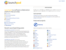 Tablet Screenshot of launchpad.net