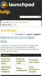 Mobile Screenshot of help.launchpad.net
